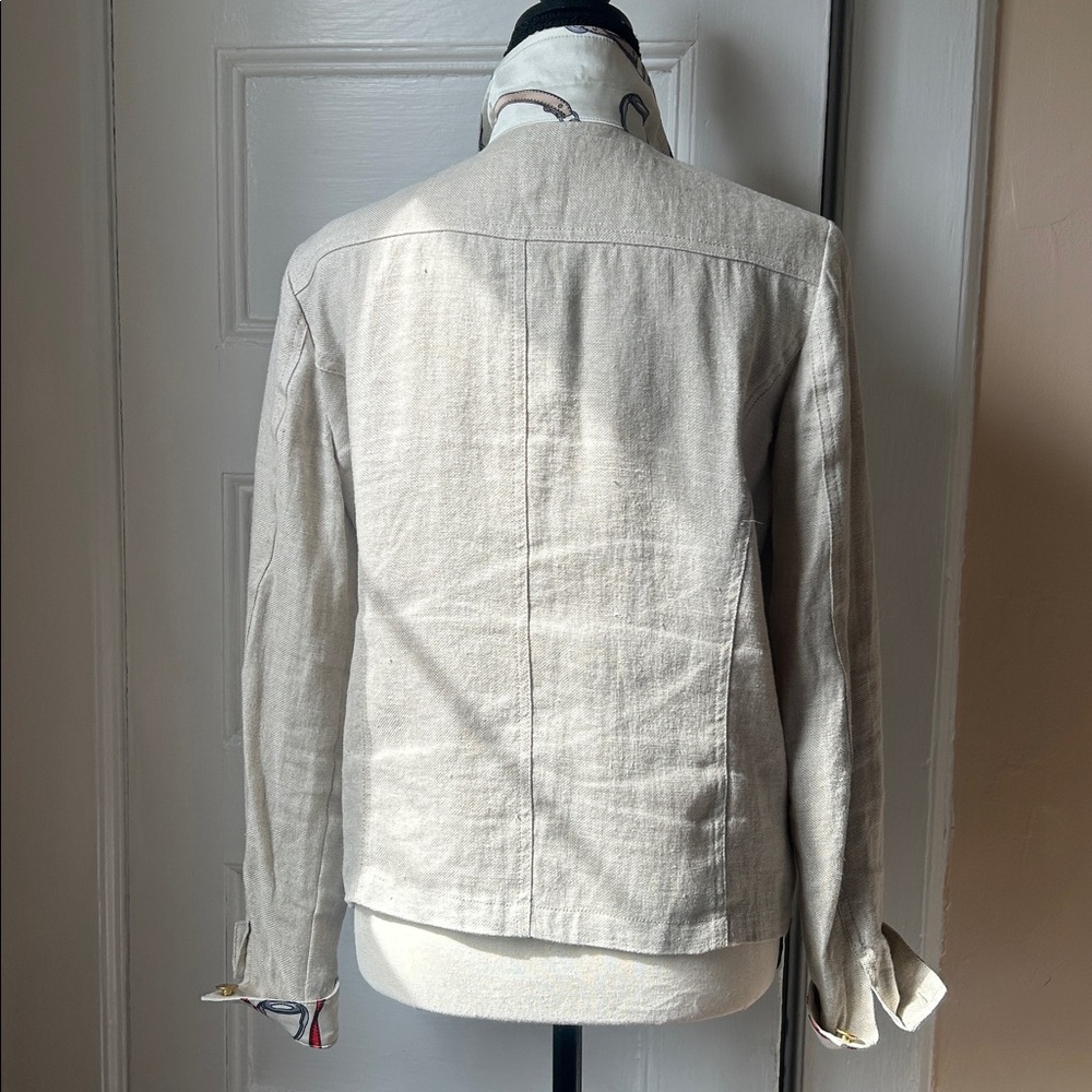 J.McLaughlin Linen Colby Jacket - Picture 6 of 16